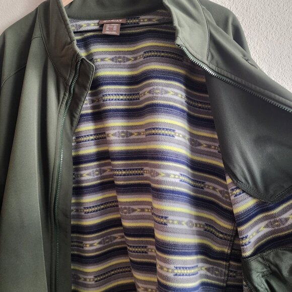 Ariat Logo 2.0 Softshell Jacket Mens 3XL Green Wind Water Resistant Western - Picture 7 of 16